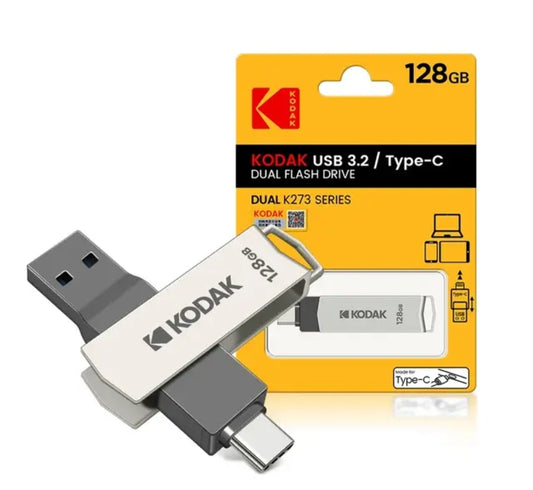 Clé USB 2-IN-1 USB3.2/TYPE-C 128Go